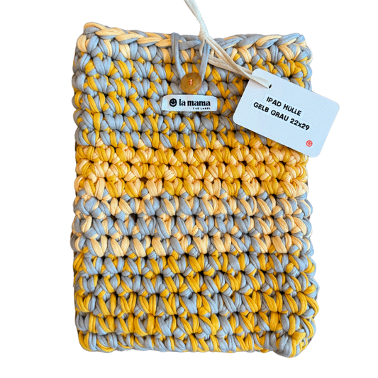 iPad Case GELB & GRAU
